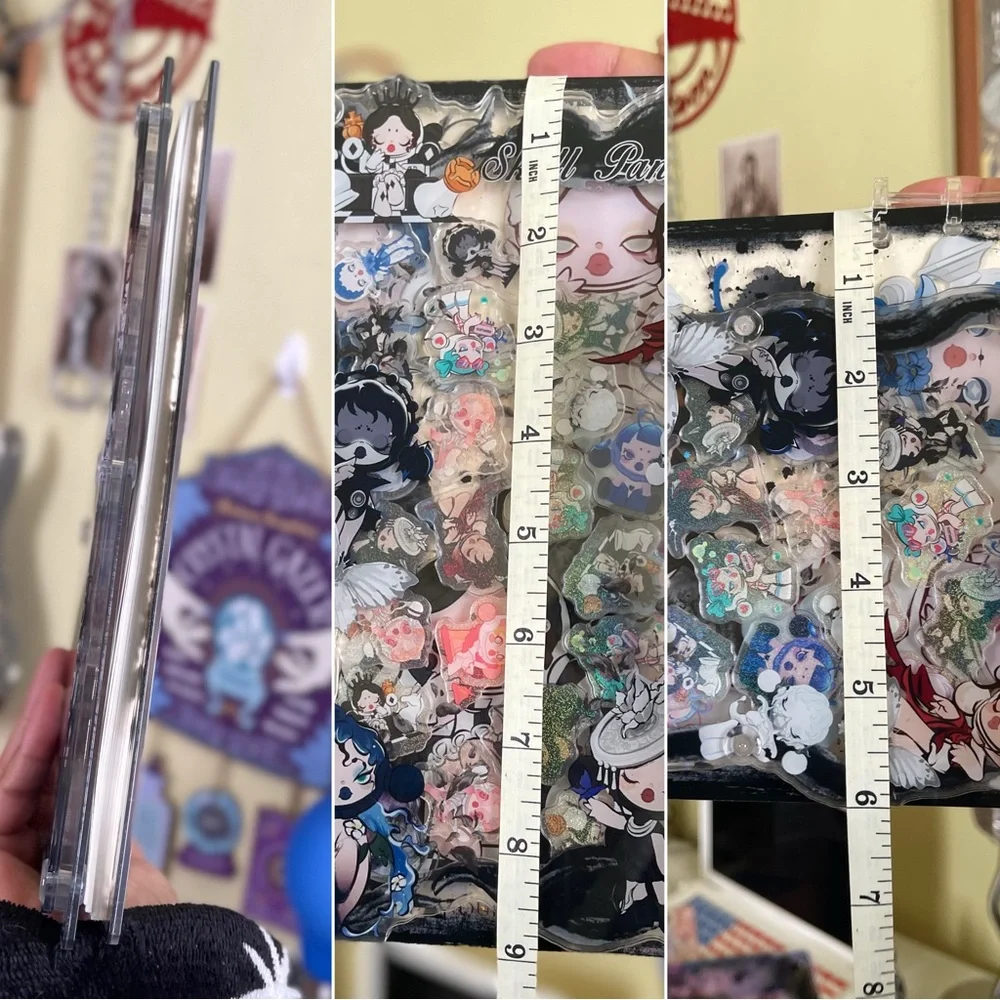 NEW DIY Acrylic Binder Notebook Journal Sailor Moon Diary A5 Shaker Holographic